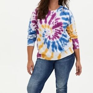 Torrid Tie-Dye Sweatshirt - Plus Size 00
